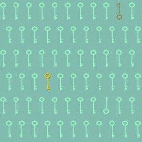 keys - aqua