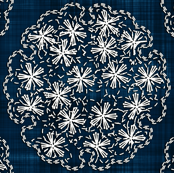 Sashiko: Yukiwa - Flower balls