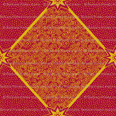 Circus Wagon Xmas: Harlequin Star - Small