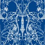 Lady Mary's Bedroom ~ Blue & White