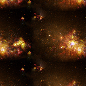 Orange and Red Galaxy