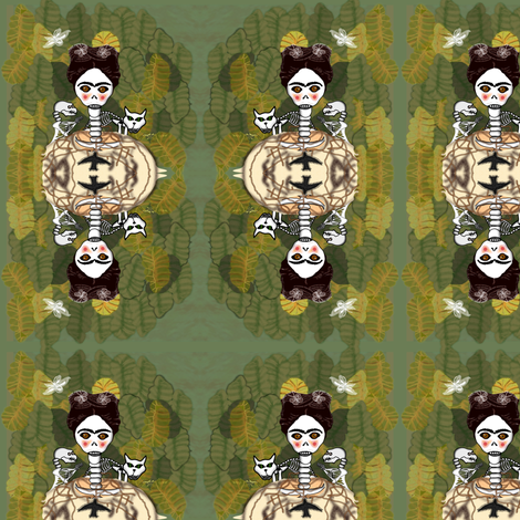 Bona Khalo fabric by boneyfied on Spoonflower - custom fabric
