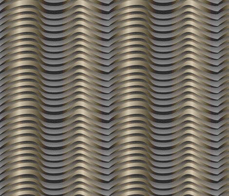 metalwaves_3x fabric by glimmericks on Spoonflower - custom fabric