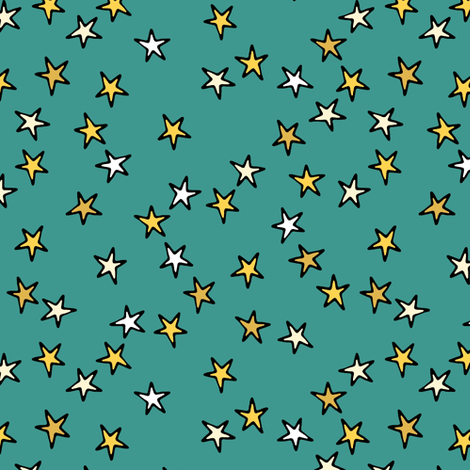 comic stars fabric by scrummy on Spoonflower - custom fabric