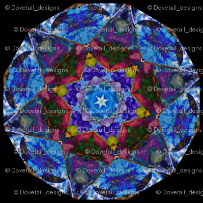 Pumpkin and Flower Mandala 3