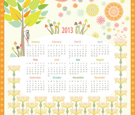 2013 Woodpecker Meadow Calendar