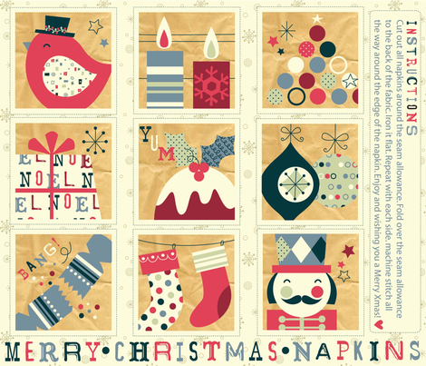 Tis the season fabric by amel24 on Spoonflower - custom fabric