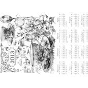 Tea Towel Calendar 2013