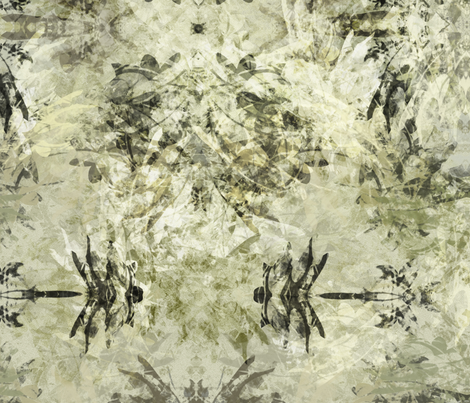 Dragonfly Sumi Ink -Intentionally irregular