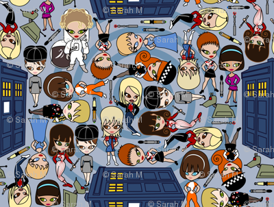 All the Companions down in Whoville - Blue
