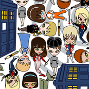 All the Companions down in Whoville - White