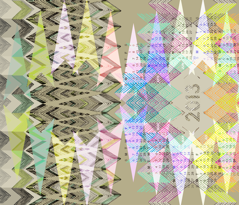 2013 Geometry Tea Towel Calendar fabric by pattern_state on Spoonflower - custom fabric