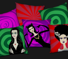 Dark Divas - cushion panels