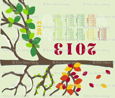 Four Seasons Tree 2013 Calendar