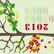 Four Seasons Tree 2013 Calendar