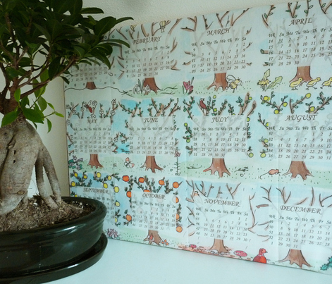 Apple tree 2013 calendar