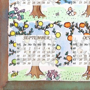 Apple tree 2013 calendar