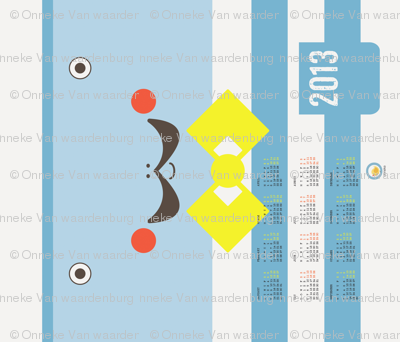 Mr Moustache Tea Towel 2013