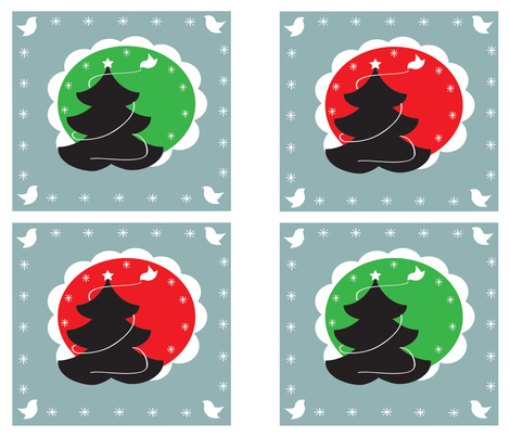 christmas-pattern fabric by kiwicuties on Spoonflower - custom fabric