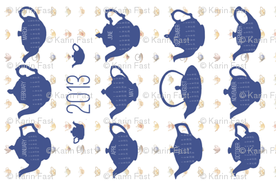 teapot calendar 2013