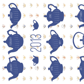 teapot calendar 2013