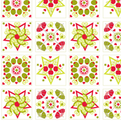Holiday Cocktail Napkins with Olives