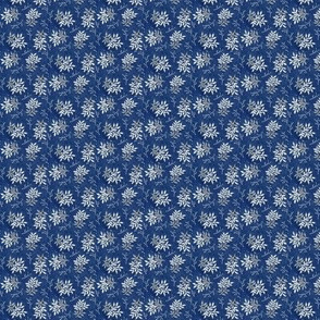Indigo with gray & white leaves