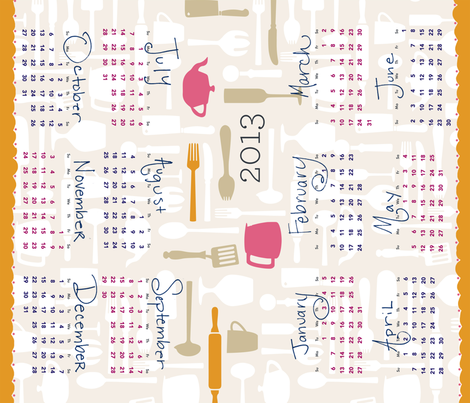 tea_towel fabric by hollyakkerman on Spoonflower - custom fabric