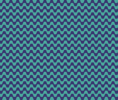Trapezium in blue fabric by little_fish on Spoonflower - custom fabric