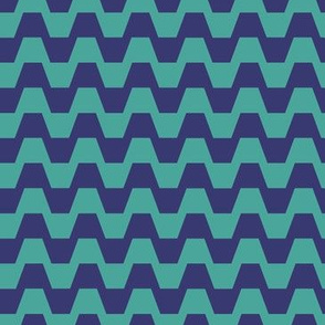 Trapezium in blue