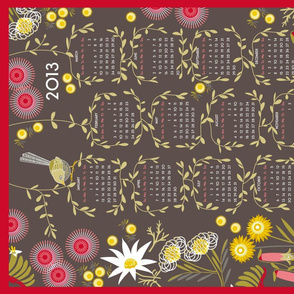 2013 wildflowers calendar