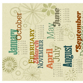 2013 Tea Towel Calendar