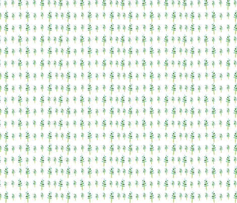 Single Succulents fabric by emilyannstudio on Spoonflower - custom fabric
