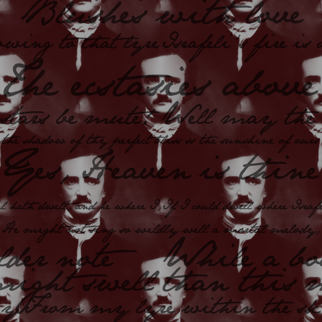 Edgar Allan Poe ~ Israfel ~ Poem on Portrait