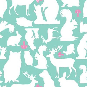 Woodland Animals Small Mint