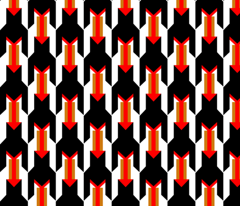 MOD_ARROW fabric by gamgirl45 on Spoonflower - custom fabric