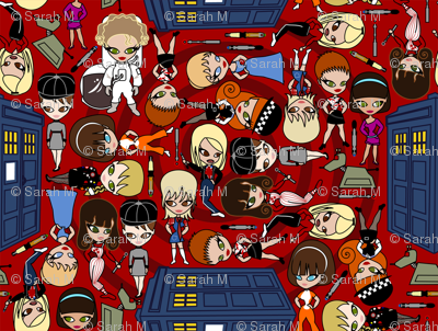 All the Companions down in Whoville - Red/SMALL