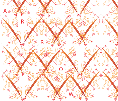 Arrows fabric by snickerslynn on Spoonflower - custom fabric
