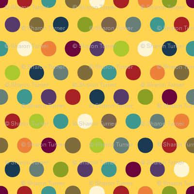 comic mini dot yellow