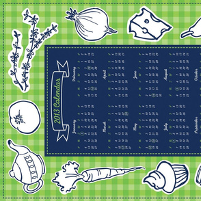 2012 Tea Towel Calendar - Canadian