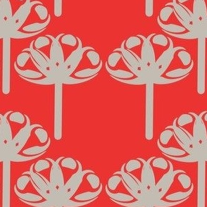 Abstract Gerbra Tangerine
