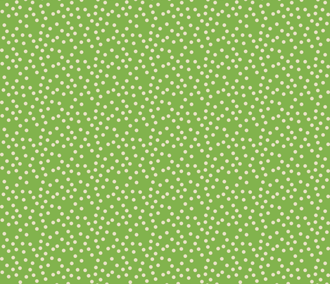 SCATTERED_DOTS_GREEN fabric by natasha_k_ on Spoonflower - custom fabric