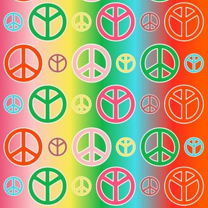 Colorful Peace Signs