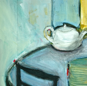 The white teapot