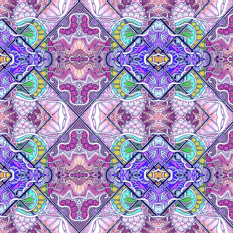 Tic Tac Tile fabric by edsel2084 on Spoonflower - custom fabric