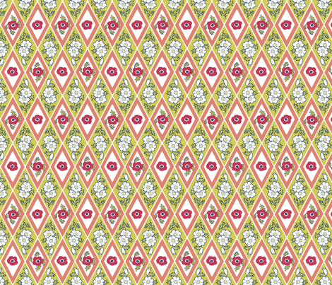 Anemone_Diamonds_B fabric by khowardquilts on Spoonflower - custom fabric