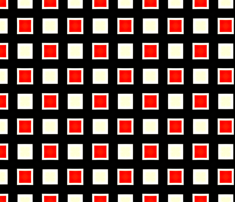 Melanchton Black & Red fabric by stoflab on Spoonflower - custom fabric
