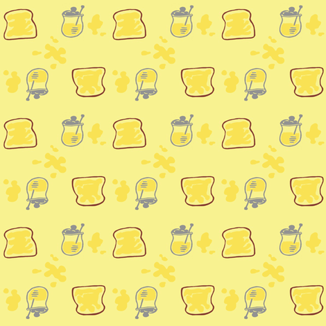 Honey Toast fabric by nefernika on Spoonflower - custom fabric
