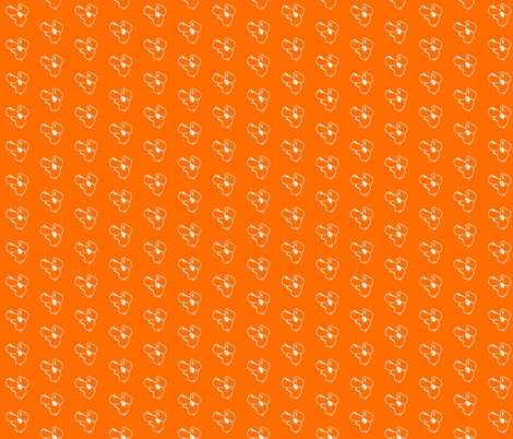 Poppy sketch fabric by koalalady on Spoonflower - custom fabric