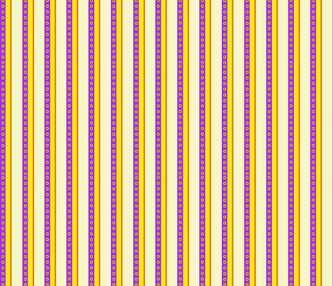 Sunflower Stripe fabric by koalalady on Spoonflower - custom fabric